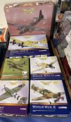 Corgi - The Aviation Archive - six boxed models including a Vickers Wellington MkVIII - HX604:X No.