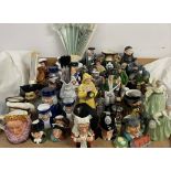A collection of Royal Doulton figures including the good catch, HN2258, The Lobster Man, HN2317,