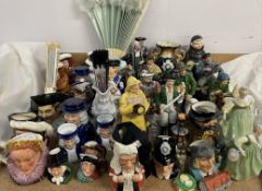 A collection of Royal Doulton figures including the good catch, HN2258, The Lobster Man, HN2317,