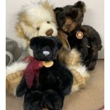 Three Charlie Bears, exclusively designed by Isabelle Lee, including Jackie, 58cm long, Tristan,