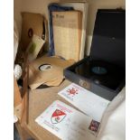 Assorted records together with WRU first day covers