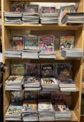 A large collection of Marvel and DC comics including Generation X, Ghostdancing, Vietnam Journal,