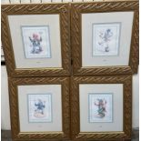 After Rob Pohl A set of four prints of clowns