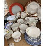 A Duchess part tea set together with assorted cups, saucers, bowls,