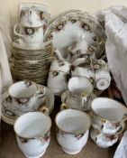 A Royal Albert Celebration pattern tea and coffee set