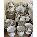 A Royal Albert Celebration pattern tea and coffee set