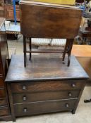 An Edwardian mahogany Sutherland table,