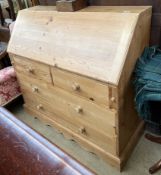 A 20th century pine bureau,