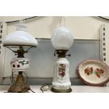 A porcelain oil lamp,