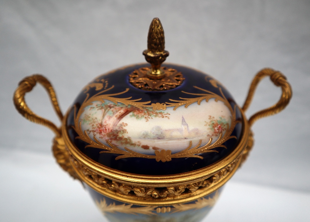 A Chateau Des Tuileries Sevres porcelain pot pourri vase and cover, - Image 10 of 12