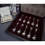 A cased set of The Queen's Beasts Spoons, limited edition No.