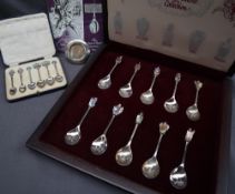 A cased set of The Queen's Beasts Spoons, limited edition No.