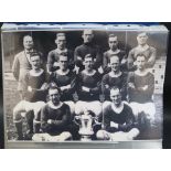 Cardiff City - a collection of black and white team photographs from the 1940', 50's and 60's,