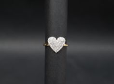 Gemporia - An 18ct gold diamond cluster ring,