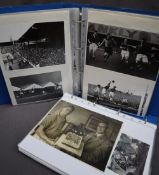 Cardiff City, 2 volumes of mainly 1950's/1960's black and white photographs,