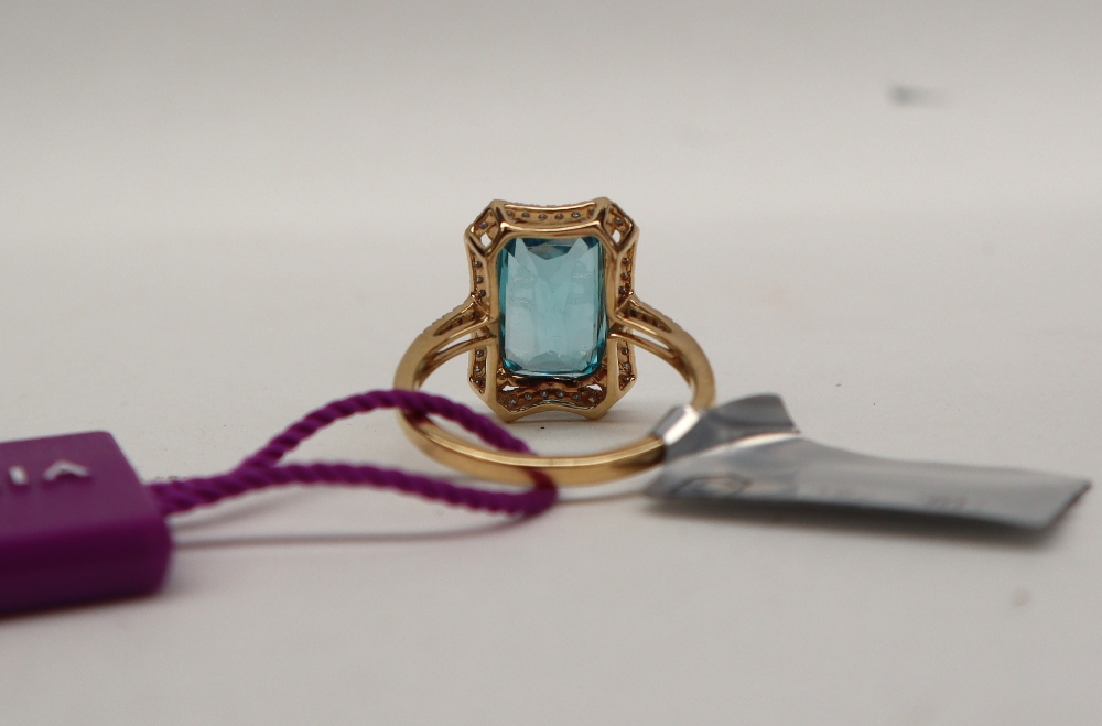 Gemporia - An 18ct gold Lorique ring, - Image 2 of 3