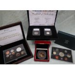 The United Kingdom Brexit coin set, including The Entry to EEC 50p and The 2016 Silver Round Pound,