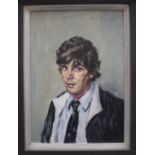 David Griffiths John Owen Head and shoulders portrait Oil on board Signed and dated 1981 34 x
