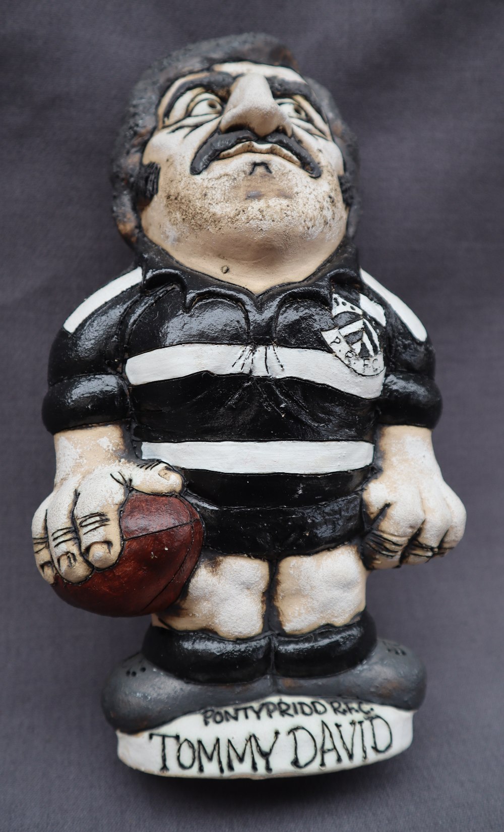 A John Hughes pottery Grogg of Tommy David in Pontypridd kit with no 6 to the reverse, - Image 5 of 10