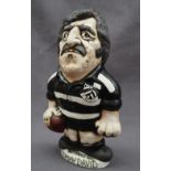 A John Hughes pottery Grogg of Tommy David in Pontypridd kit with no 6 to the reverse,
