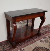 A Victorian mahogany pier table,
