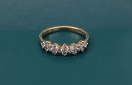 Gemporia - An 18ct gold diamond ring,