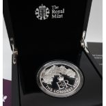 The Royal Mint - The Longest Reigning Monarch 2015 UK five-ounce silver proof coin,