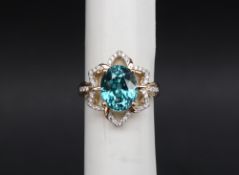 Gemporia - An 18ct gold Lorique ring,