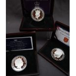 A 2015 Reflections of a Reign, Guernsey silver 5oz proof coin, cased with certificate,