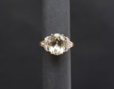 Gemporia - An 18ct gold Lorique ring,