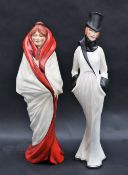 Two Michael Sutty limited edition porcelain sculptures,