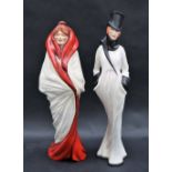 Two Michael Sutty limited edition porcelain sculptures,