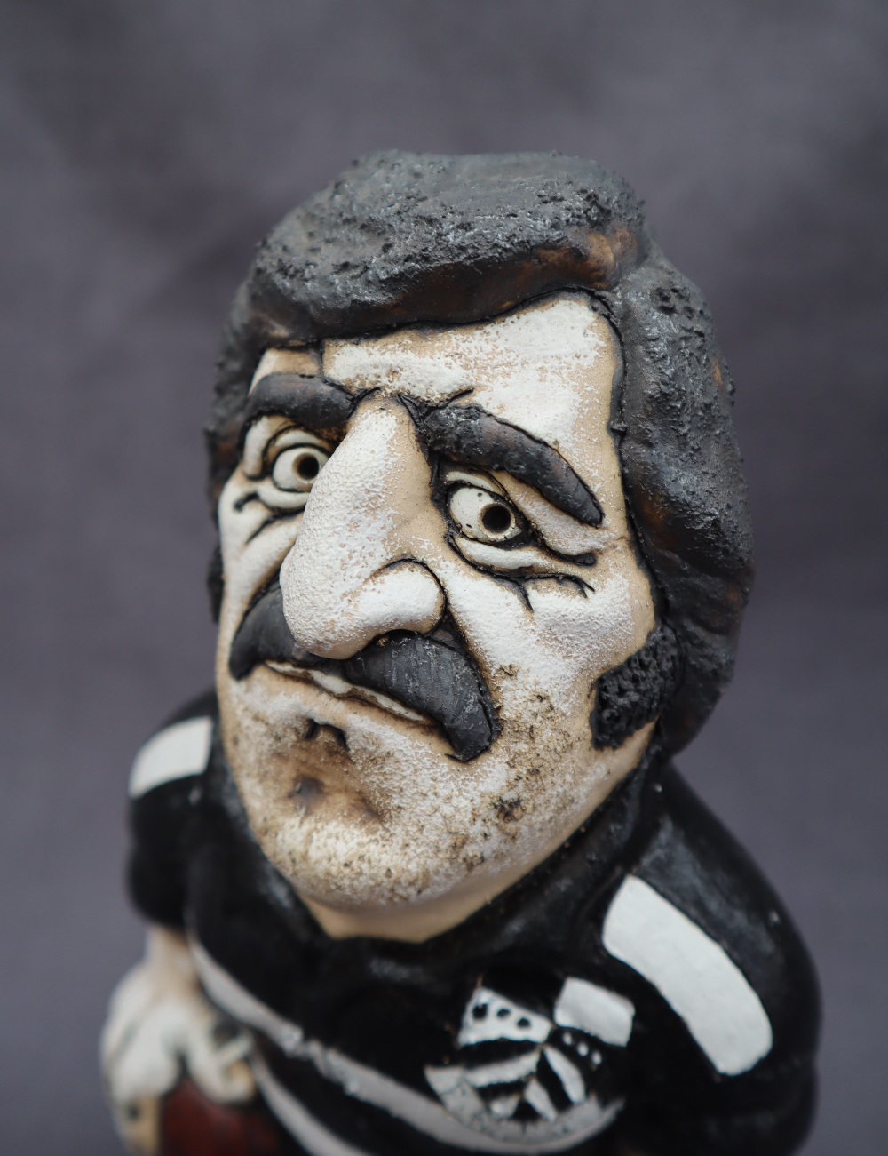 A John Hughes pottery Grogg of Tommy David in Pontypridd kit with no 6 to the reverse, - Image 2 of 10