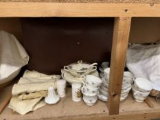 A Duchess part tea set together with a suitcase etc