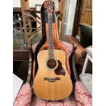 A Crafter acoustic guitar, made in Korea, Model D6/N, Serial No.