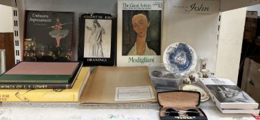 Augustus John Drawings together with other art books, coins,