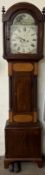 A 19th century mahogany longcase clock,