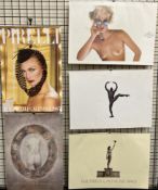 Five Pirelli calendars for 1985, 1986, 1988, 1989,