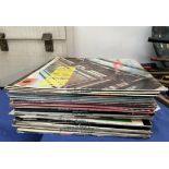 A collection of LP's including the Beatles, The Beach Boys, Aretha Franklin,