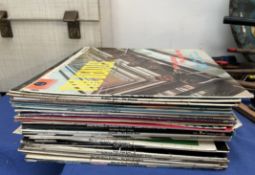 A collection of LP's including the Beatles, The Beach Boys, Aretha Franklin,