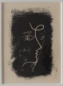 Georges Braque Profile de Femme Lithograph,