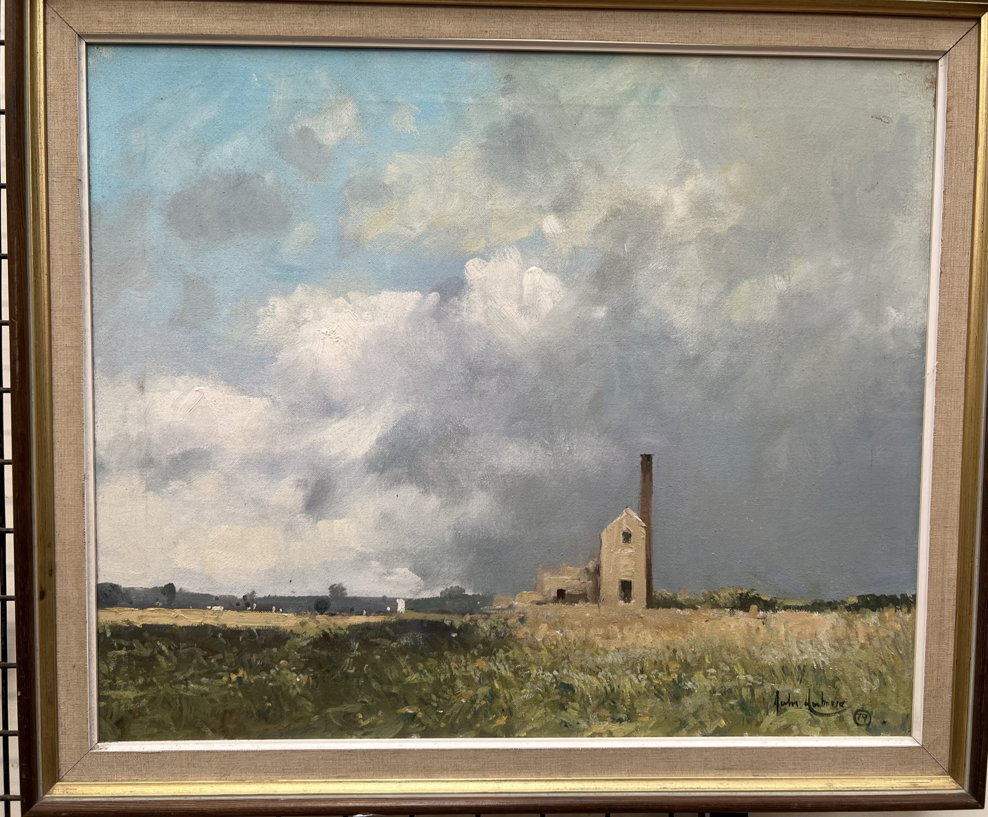 John Ambrose Cornish tin mine Oil on canvas Signed and dated '79 49.