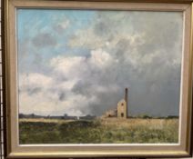 John Ambrose Cornish tin mine Oil on canvas Signed and dated '79 49.