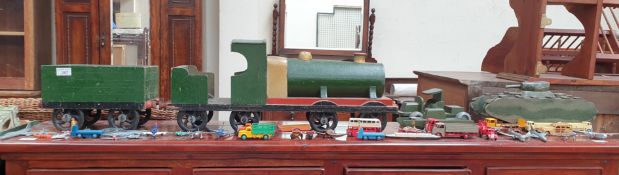 ***Unfortunately this lot has been withdrawn***A scratch built locomotive and tender together with