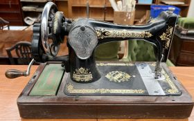 A Singer sewing machine