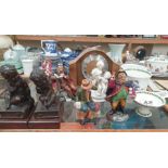 Four Royal Doulton figures including Town Crier HN2119, Owd William HN2042,