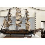 A model ship the Fragata Espagnola