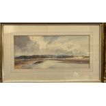 A J Couche Exmouth Watercolour Signed and dated 1845 21 x 47.