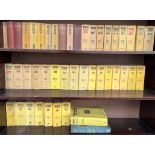 A collection of Wisden Cricketers' almanacs, various dates from 1946, 1949-1955, 1958, 1960, 1961,
