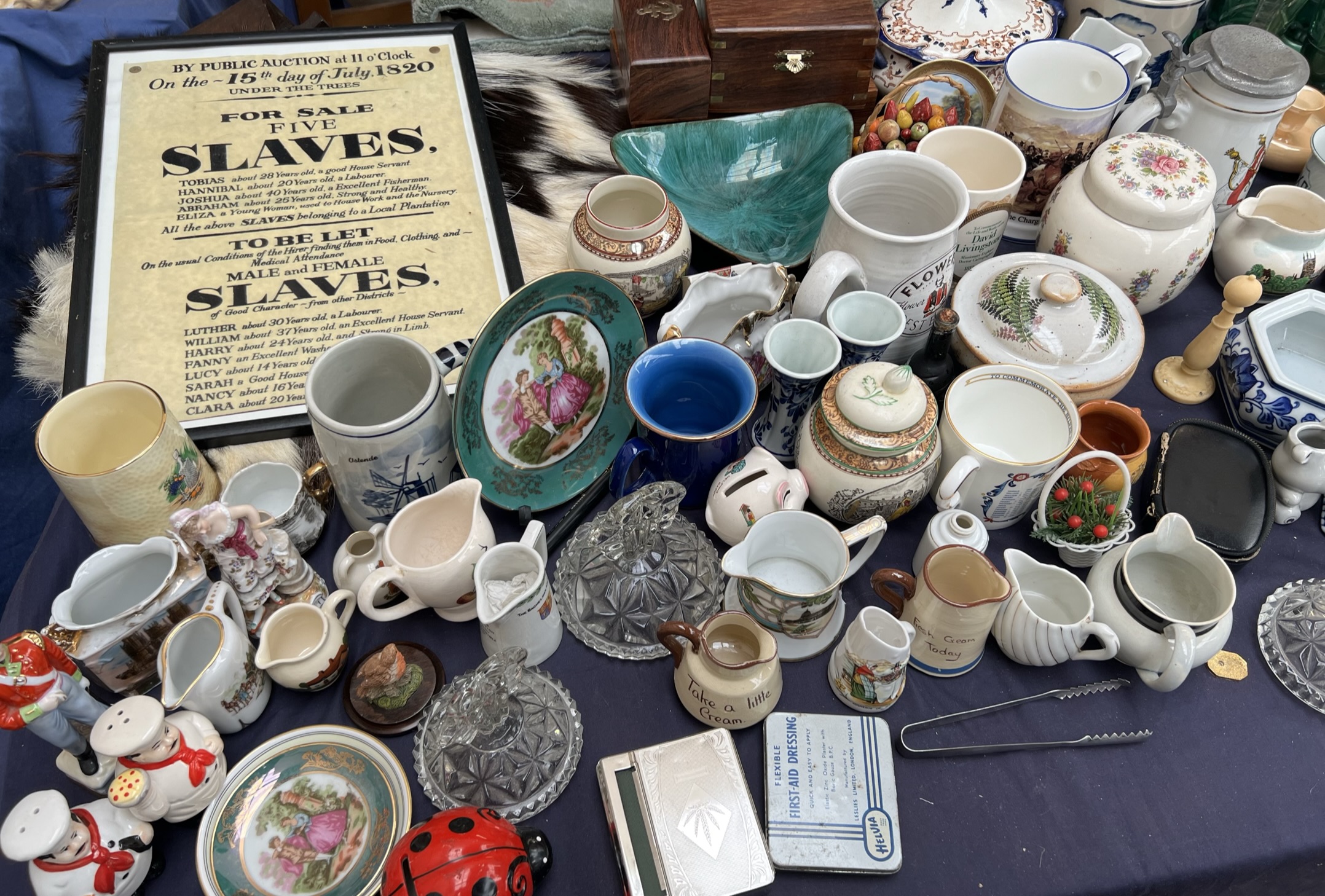 A large lot including Old Country Roses part dinner set together with a stein, vases, plates, - Image 5 of 5